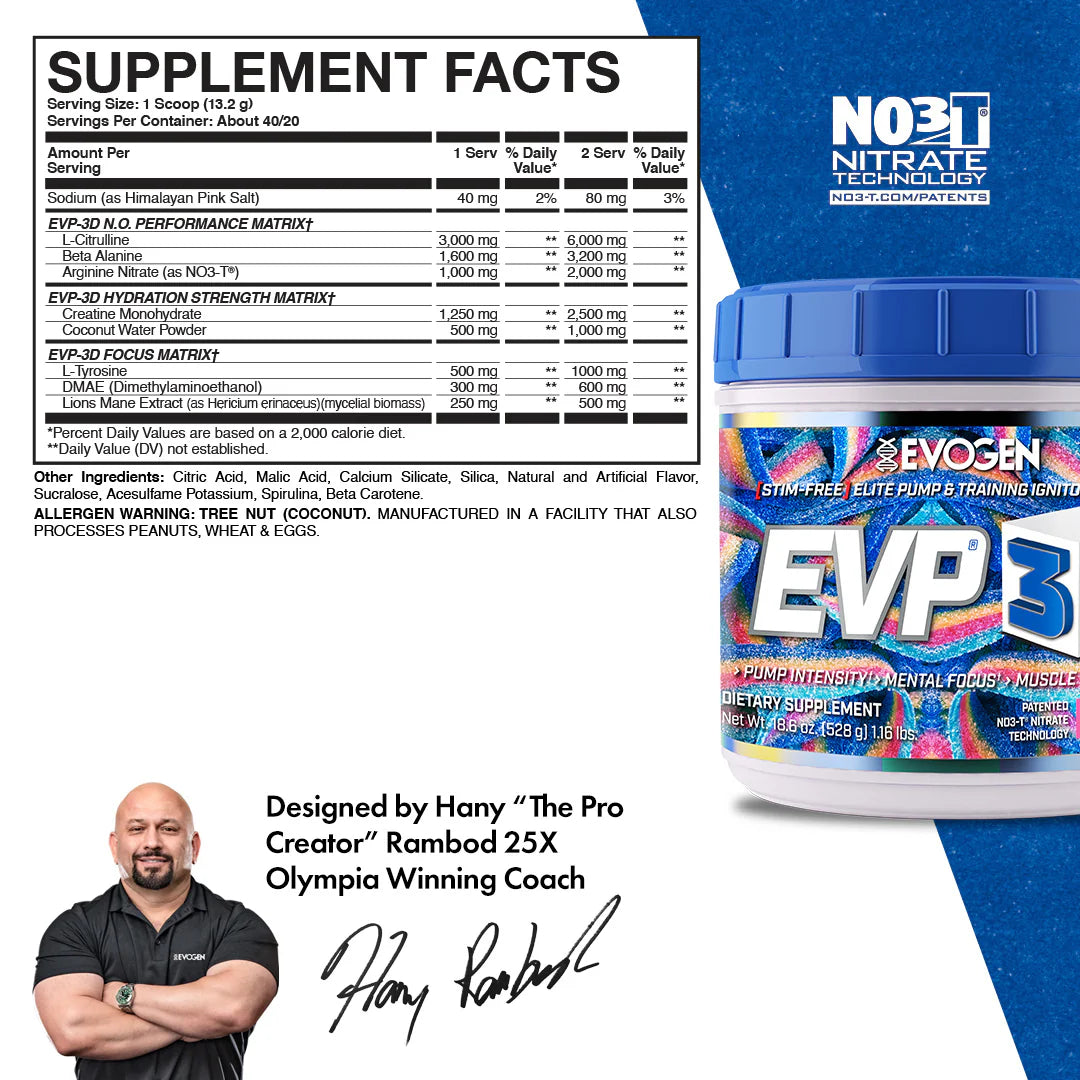 EVOGEN EVP 3D STIM-FREE (IN STORE ONLY)