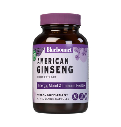 BLUEBONNET NUTRITION AMERICAN GINSENG ROOT EXTRACT 60 CAPS