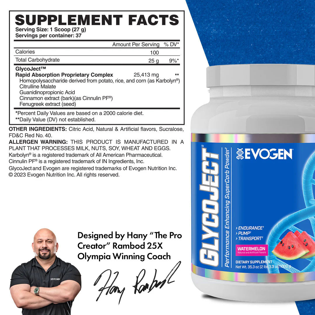 EVOGEN GLYCOJECT SUPER CARB (IN STORE ONLY)