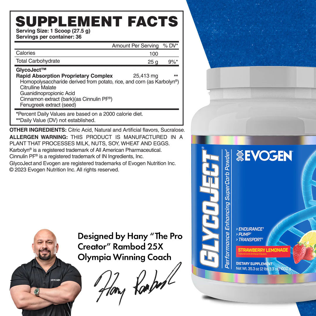 EVOGEN GLYCOJECT SUPER CARB (IN STORE ONLY)