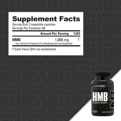 NUTRABIO HMB 1000MG NUTRABIO 120 CAPS