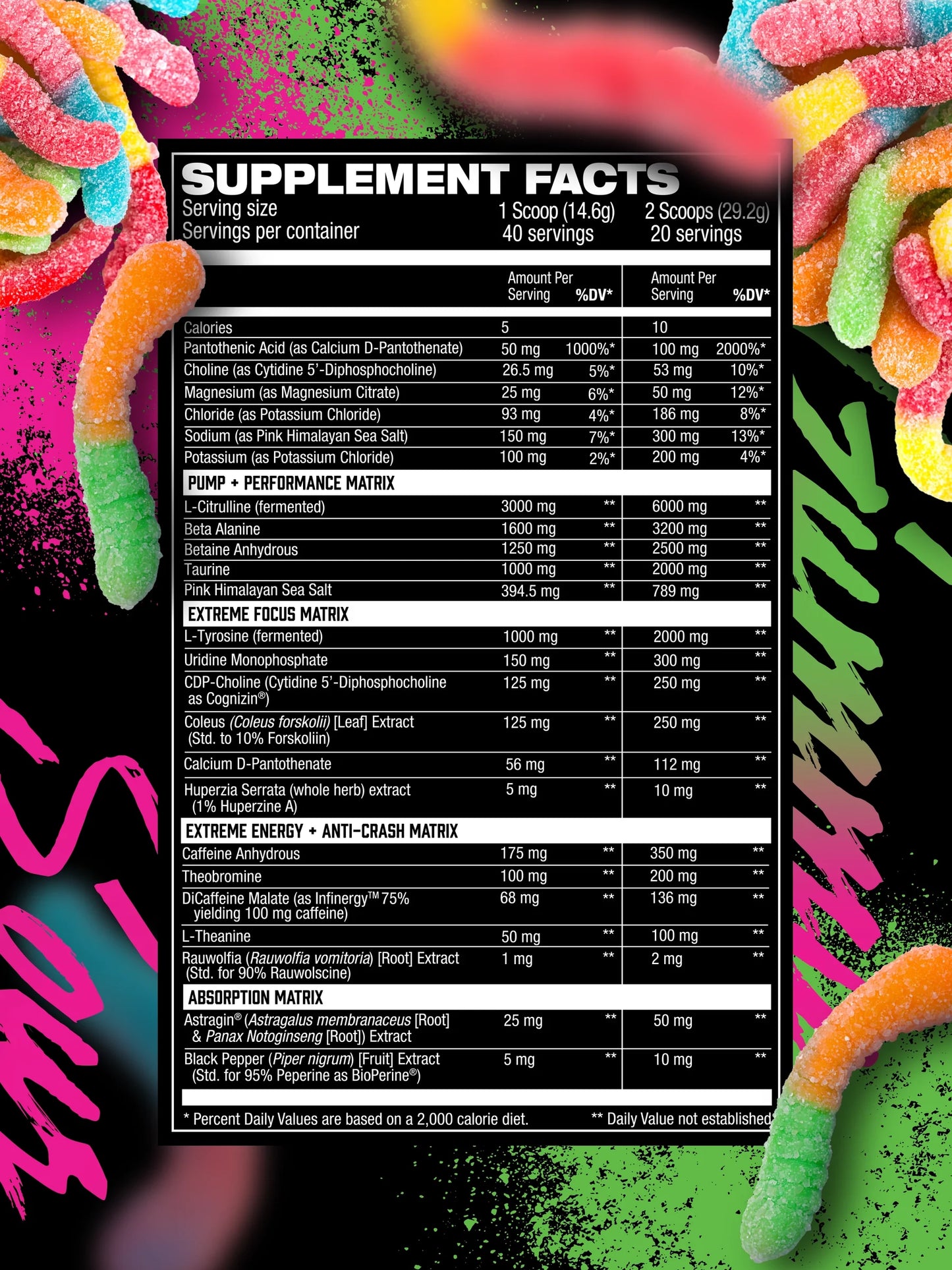 HOSSTILE HOSSTILITY AMPED HIGH STIM PRE-WORKOUT