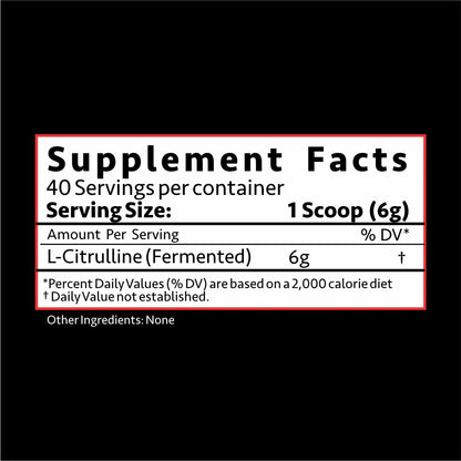 TITAN L-CITRULLINE NITRIC OXIDE PRECURSOR