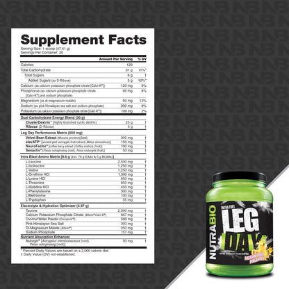 NUTRABIO LEG DAY 20/SRV