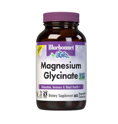 BLUEBONNET NUTRITION MAGNESIUM GLYCINATE 400MG 60 CAPS