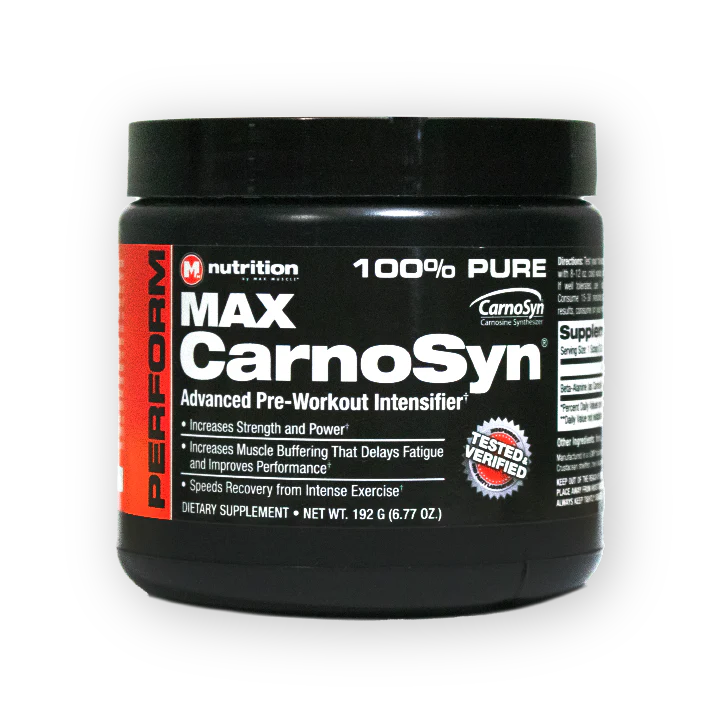 MAX MUSCLE CARNOSYN BETA ALANINE 192 GRAMS