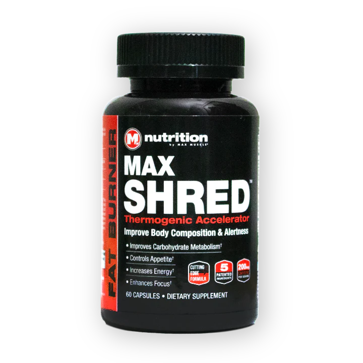 MAX MUSCLE MAX SHRED 60 CAPS