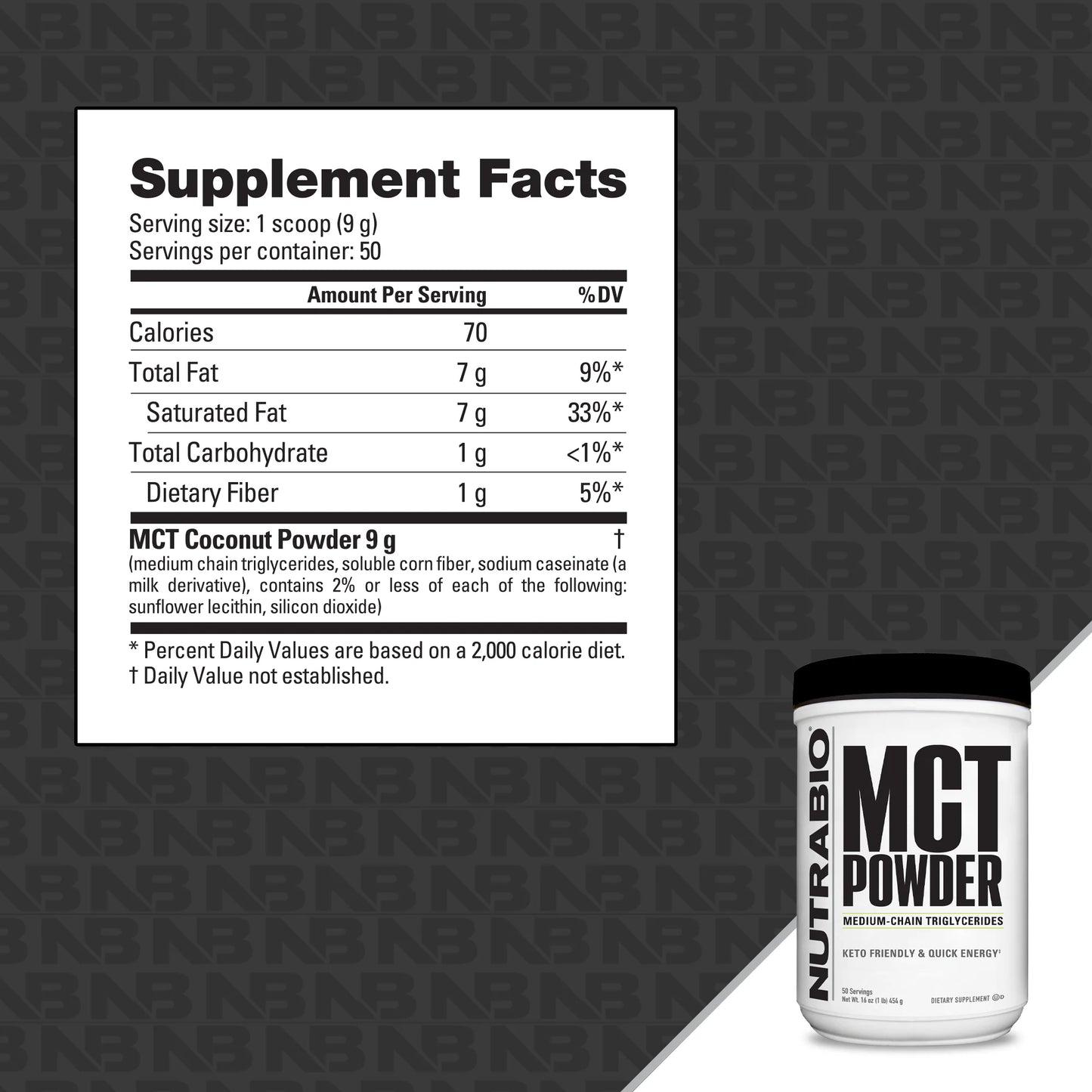 NUTRABIO MCT POWDER 1