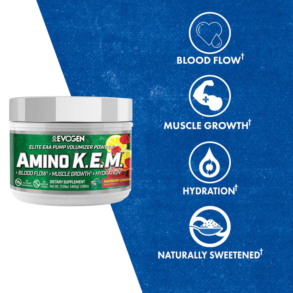 EVOGEN AMINO K.E.M EAA NATURALLY SWEETENED (IN STORE ONLY)