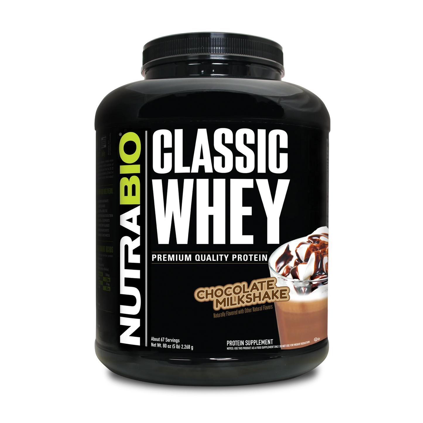 NUTRABIO CLASSIC WHEY PROTEIN 5LB