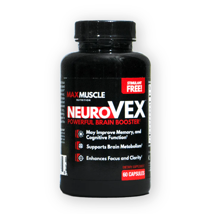 MAX MUSCLE NEUROVEX - 60 CAPS