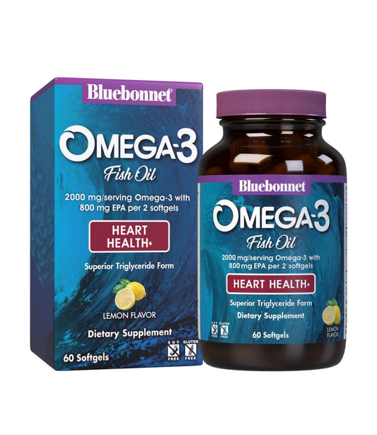 BLUEBONNET NUTRITION OMEGA-3 HEART FORMULA 60 CAPS