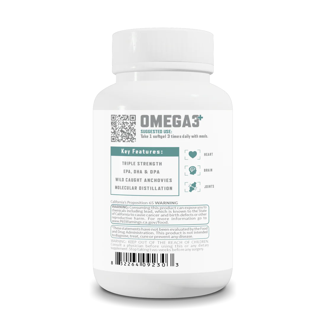 TITAN NUTRITION OMEGA3+ - FULL SPECTRUM OMEGA-3+ WITH DPA