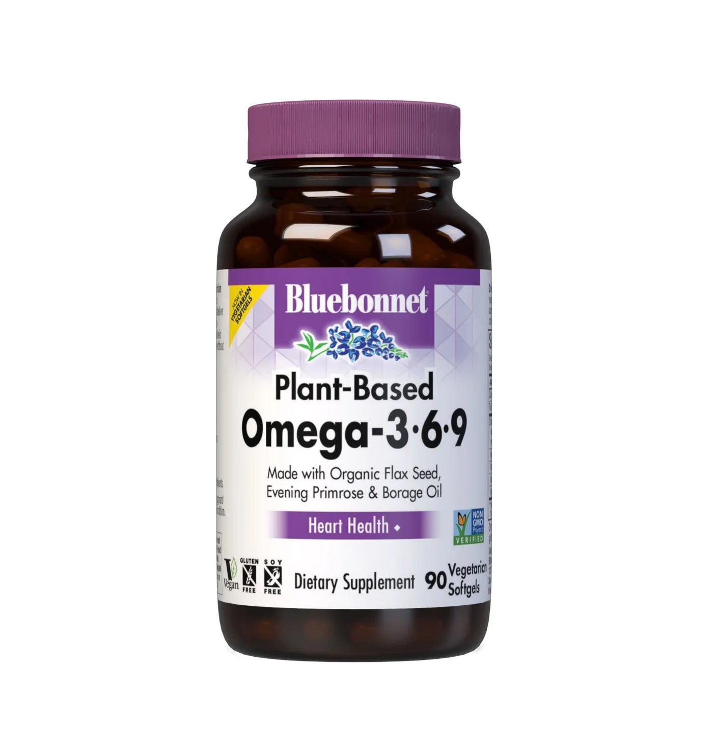 BLUEBONNET NUTRITION PLANT BASED OMEGA 3-6-9 1000 MG 90 SOFTGELS