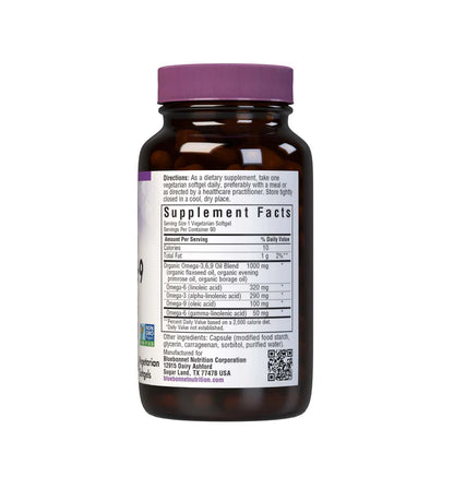 BLUEBONNET NUTRITION PLANT BASED OMEGA 3-6-9 1000 MG 90 SOFTGELS