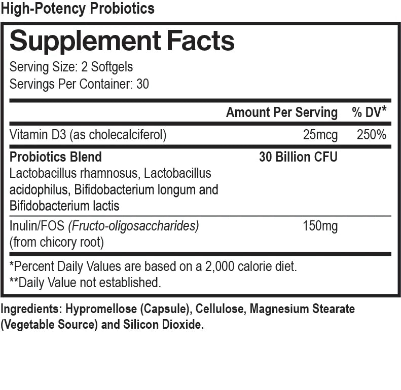 MAX MUSCLE PROBIOTIC PLUS - 30 CAPS