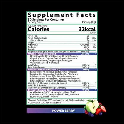 TITAN PUR GREENS SUPERFOOD - 30/SRV