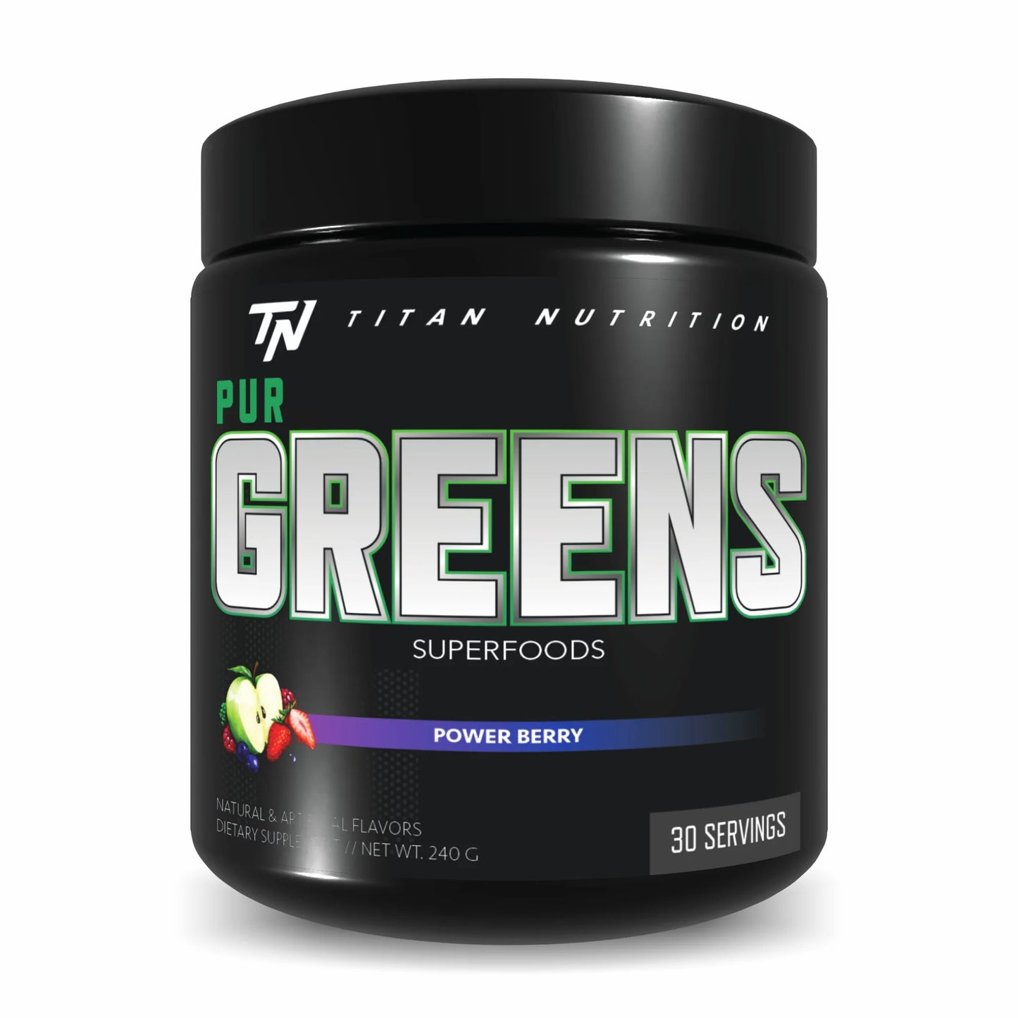 TITAN PUR GREENS SUPERFOOD - 30/SRV
