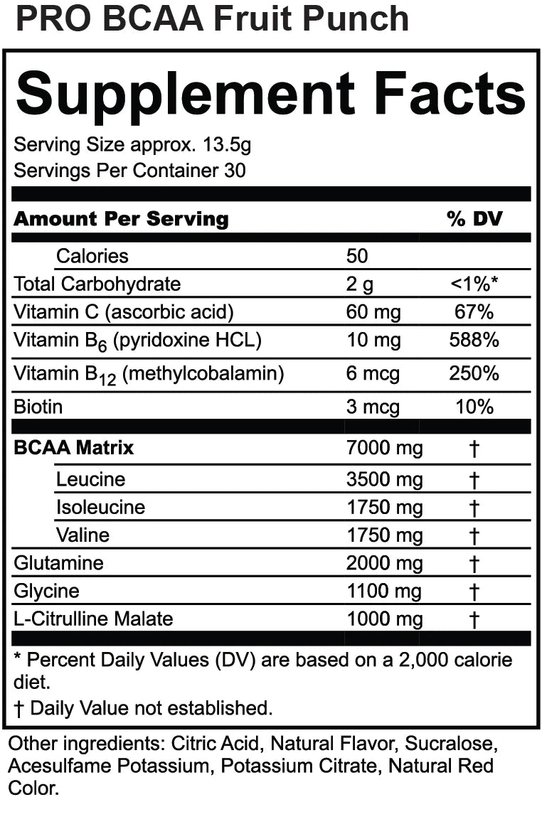 MAX MUSCLE PRO BCAA