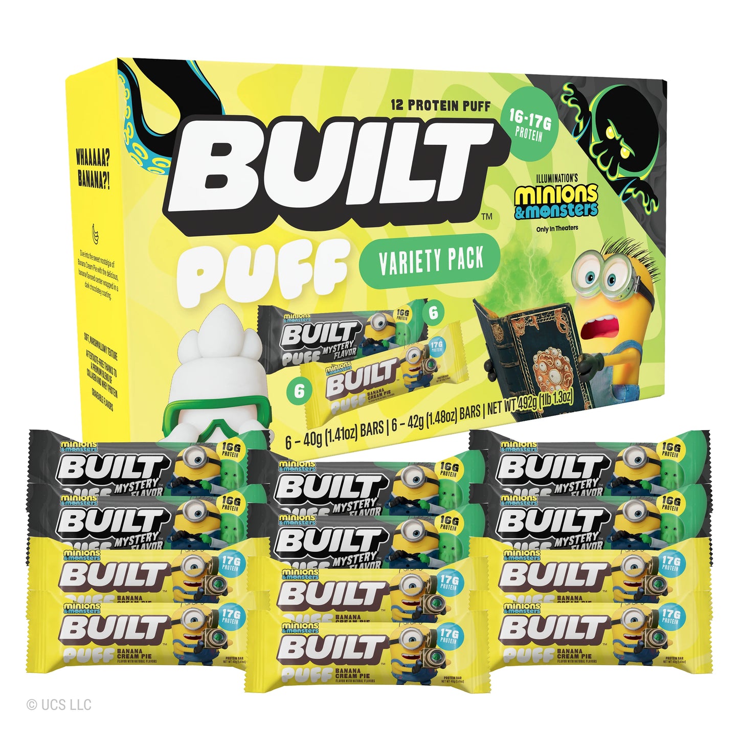 BUILT PUFF PROTEIN BARS