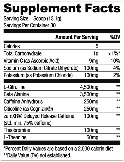 RYSE LOADED HIGH STIM PRE-WORKOUT - 30SERV