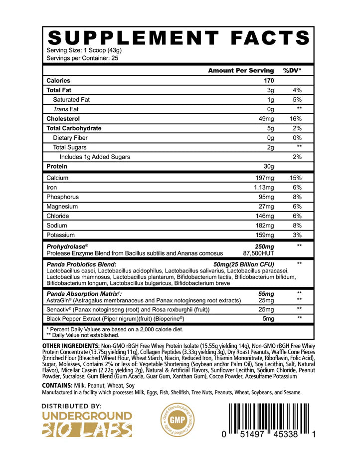 PANDA SUPPLEMENTS FUEL PREMIUM PROTEIN