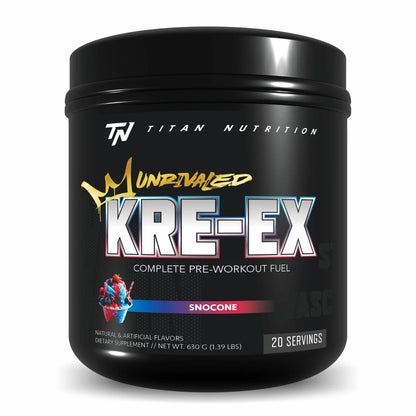 TITAN KRE-EX UNRIVALED - COMPLETE PRE-WORKOUT SOLUTION
