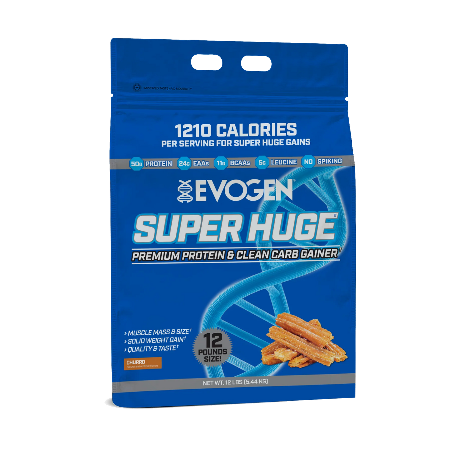 EVOGEN SUPER HUGE GAINER PROTEIN 12LBS (IN STORE ONLY)