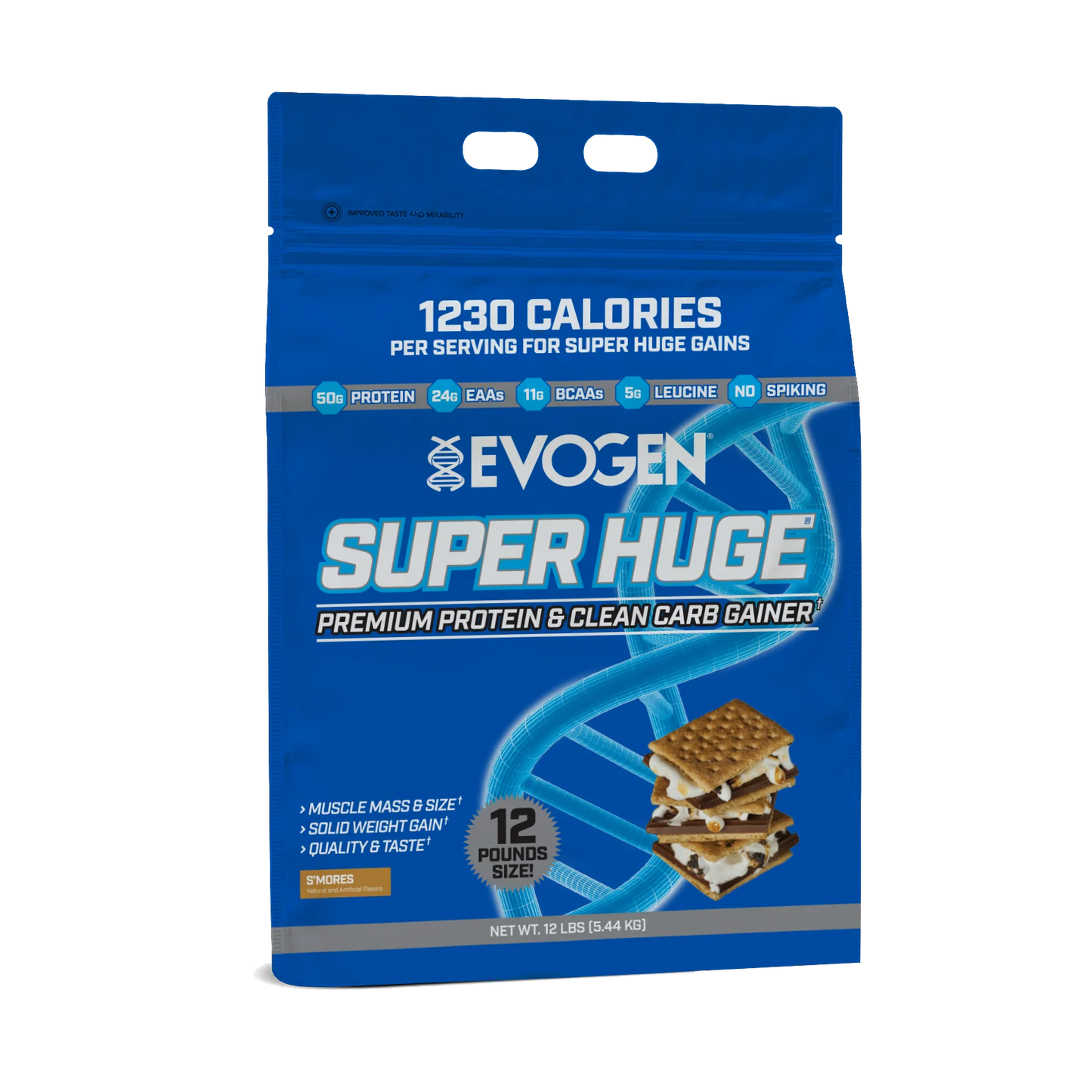 EVOGEN SUPER HUGE GAINER PROTEIN 12LBS (IN STORE ONLY)