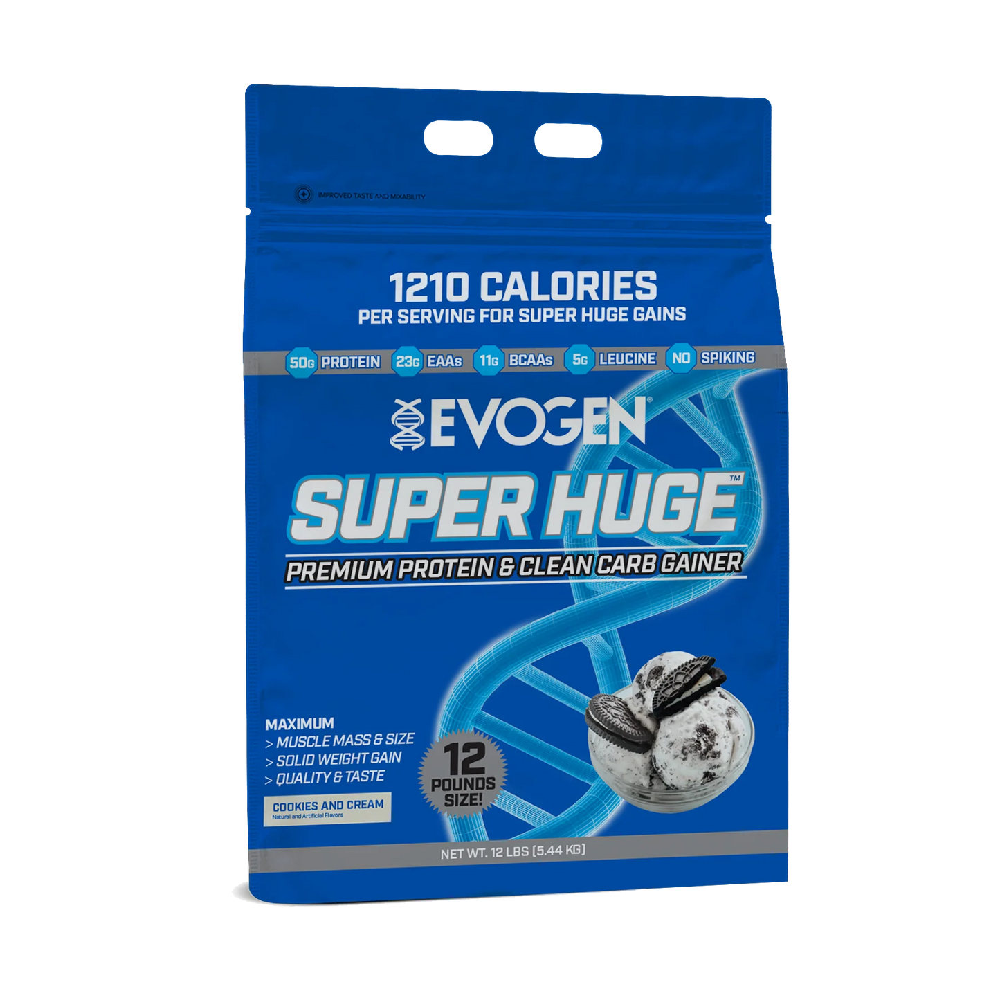 EVOGEN SUPER HUGE GAINER PROTEIN 12LBS (IN STORE ONLY)