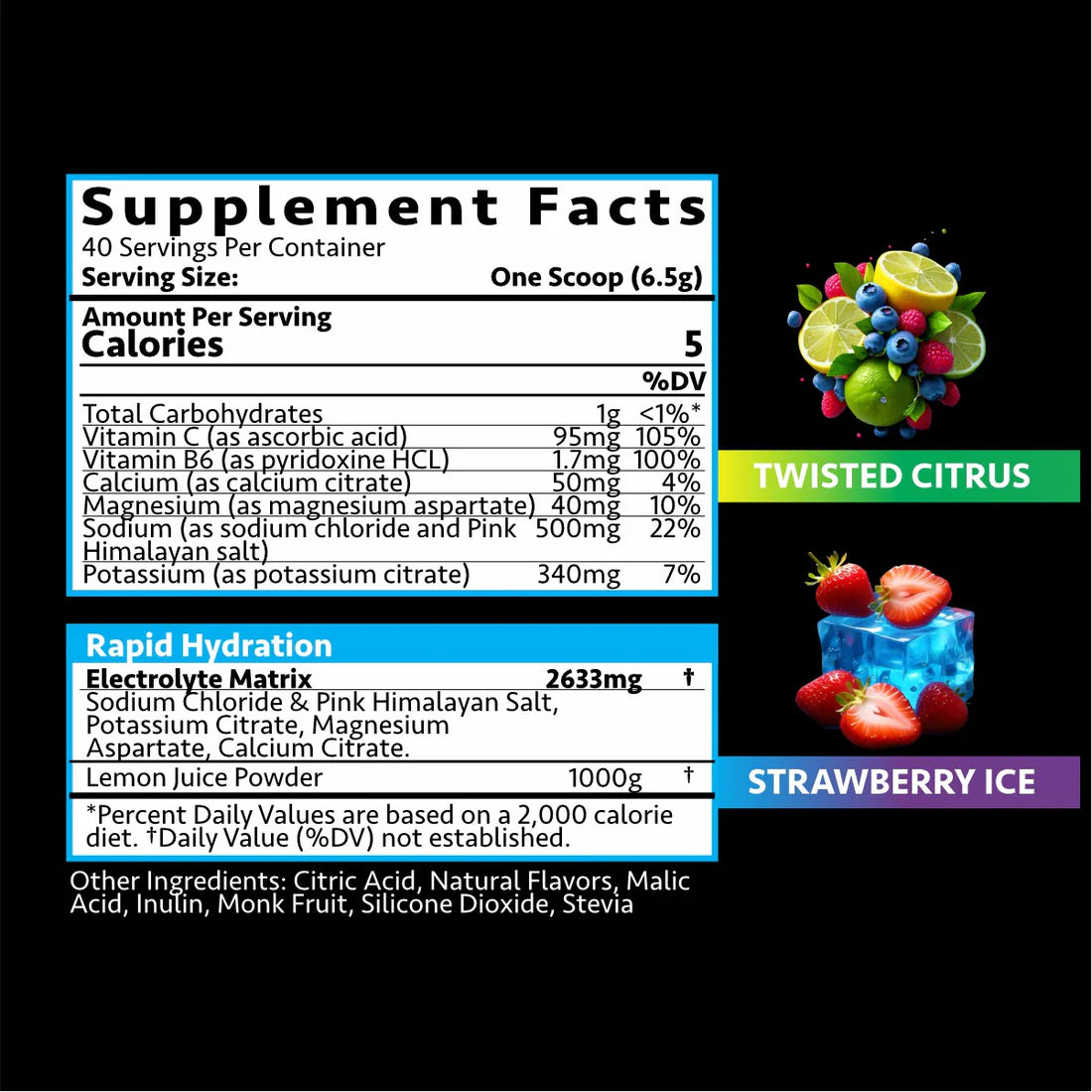 TITAN NUTRITION THIRST+ HYDRATION MATRIX