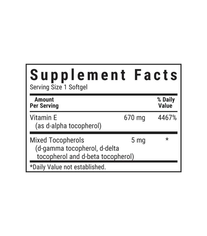 BLUEBONNET NUTRITION VITAMIN E 1000IU 50SG