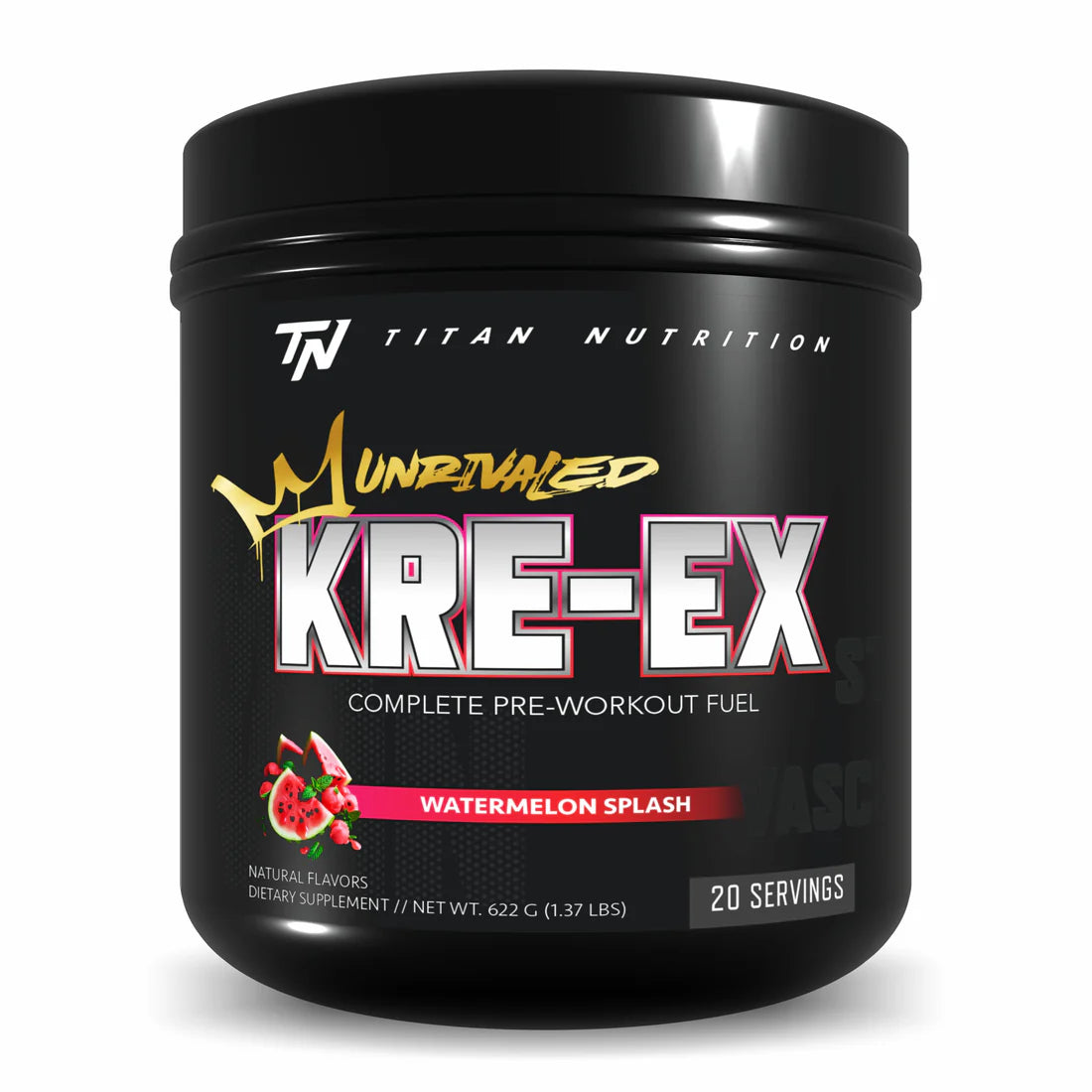 TITAN KRE-EX UNRIVALED - COMPLETE PRE-WORKOUT SOLUTION