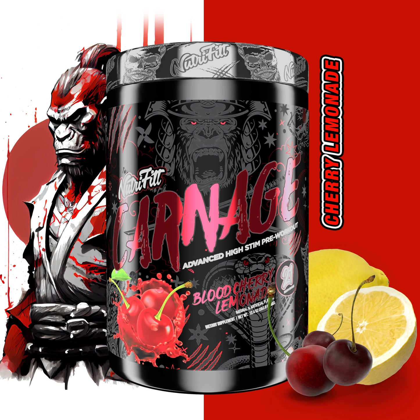 NUTRIFITT CARNAGE PRE-WORKOUT
