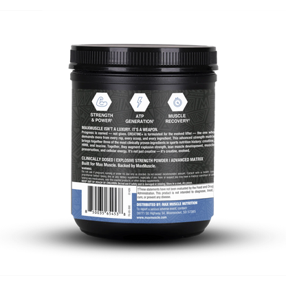 MAX MUSCLE CREATINE+ – ADVANCED STRENGTH MATRIX WITH CREATINE, HMB & LEUCINE