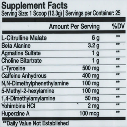 E-TECH DARK HORSE PRE-WORKOUT