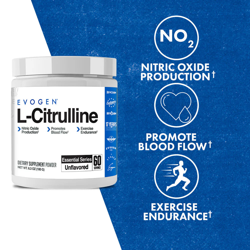 EVOGEN L-CITRULLINE NITRIC OXICIDE & ENDURANCE BOOST (IN STORE ONLY)
