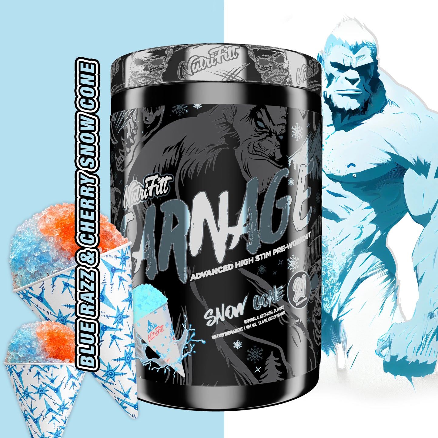 NUTRIFITT CARNAGE PRE-WORKOUT