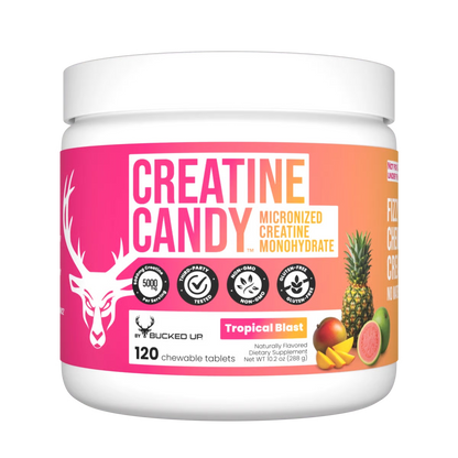 BUCKED UP CREATINE CANDY - CHEWABLE MICRONIZED CREATINE MONOHYDRATE