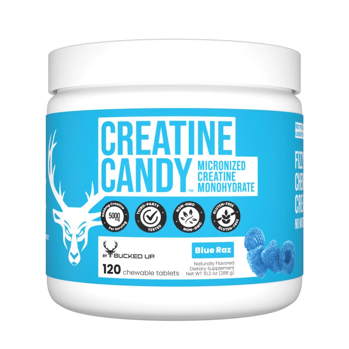 BUCKED UP CREATINE CANDY - CHEWABLE MICRONIZED CREATINE MONOHYDRATE