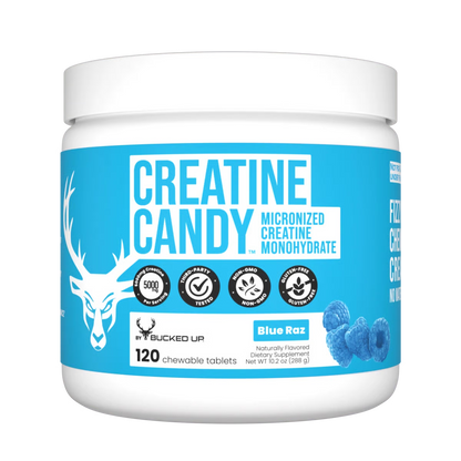 BUCKED UP CREATINE CANDY - CHEWABLE MICRONIZED CREATINE MONOHYDRATE