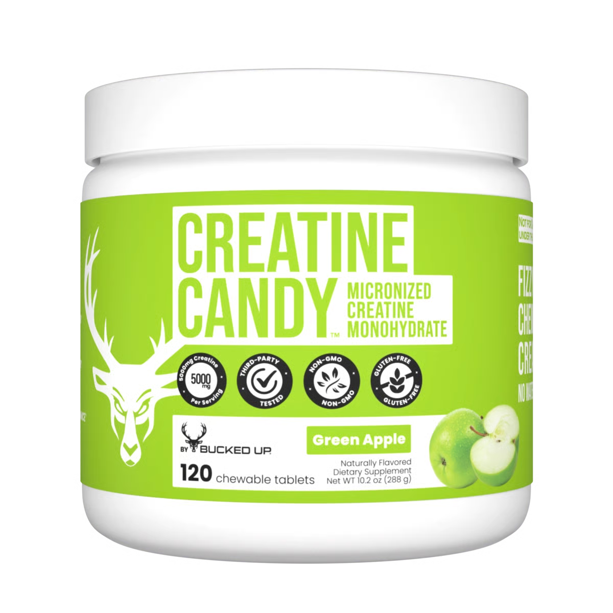 BUCKED UP CREATINE CANDY - CHEWABLE MICRONIZED CREATINE MONOHYDRATE