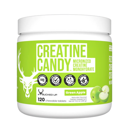 BUCKED UP CREATINE CANDY - CHEWABLE MICRONIZED CREATINE MONOHYDRATE