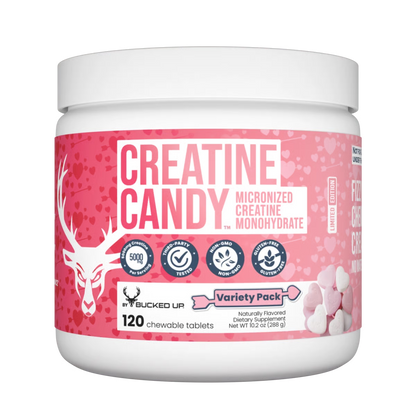 BUCKED UP CREATINE CANDY - CHEWABLE MICRONIZED CREATINE MONOHYDRATE