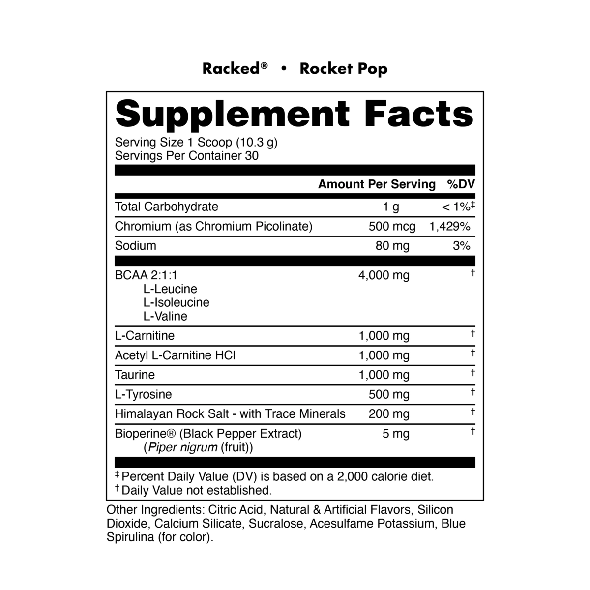 BUCKED UP RACKED BCAA