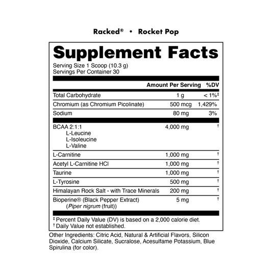 BUCKED UP RACKED BCAA